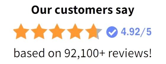 Trimoryn rated 4.8 out of 5 based on 39,500+ reviews